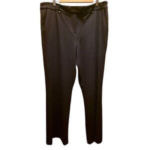 Marc New York Andrew Marc Women's Modern Trouser Pants Coffee Size 16